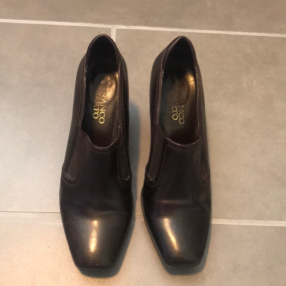 Franco Sarto 2” brown heel